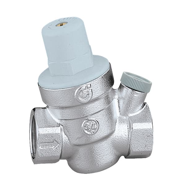 533441 Редуктор зниження тиску з отвором для манометру Ø1/2" хром Max. 16 bar 1÷6 bar 40°С Caleffi S.p.a