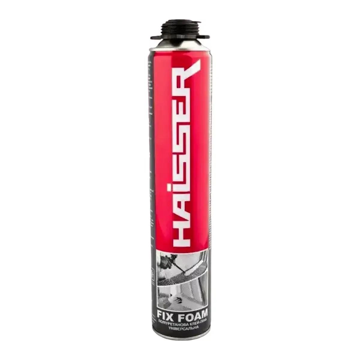 Піна-клей ПУ пістолетна - FIX FOAM (725мл) Польща (HAISSER)