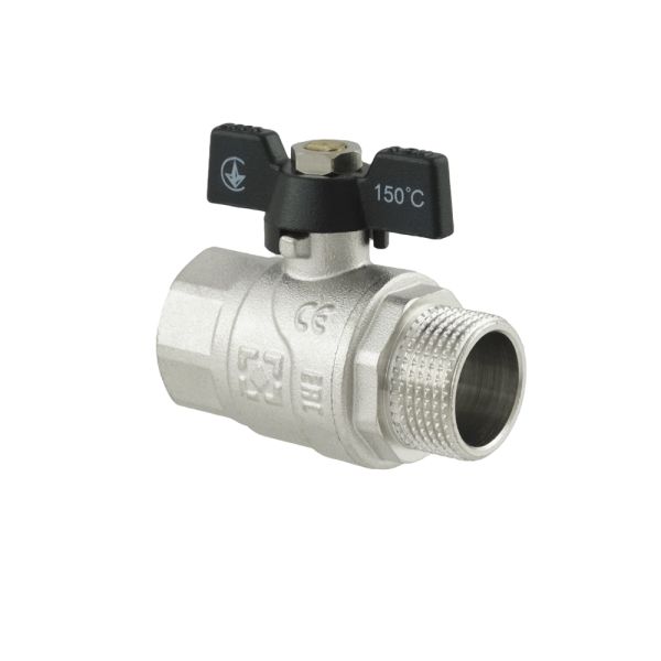 (DRB21) Кран кульовий BLACK (3/4") вз чм RAFTEC