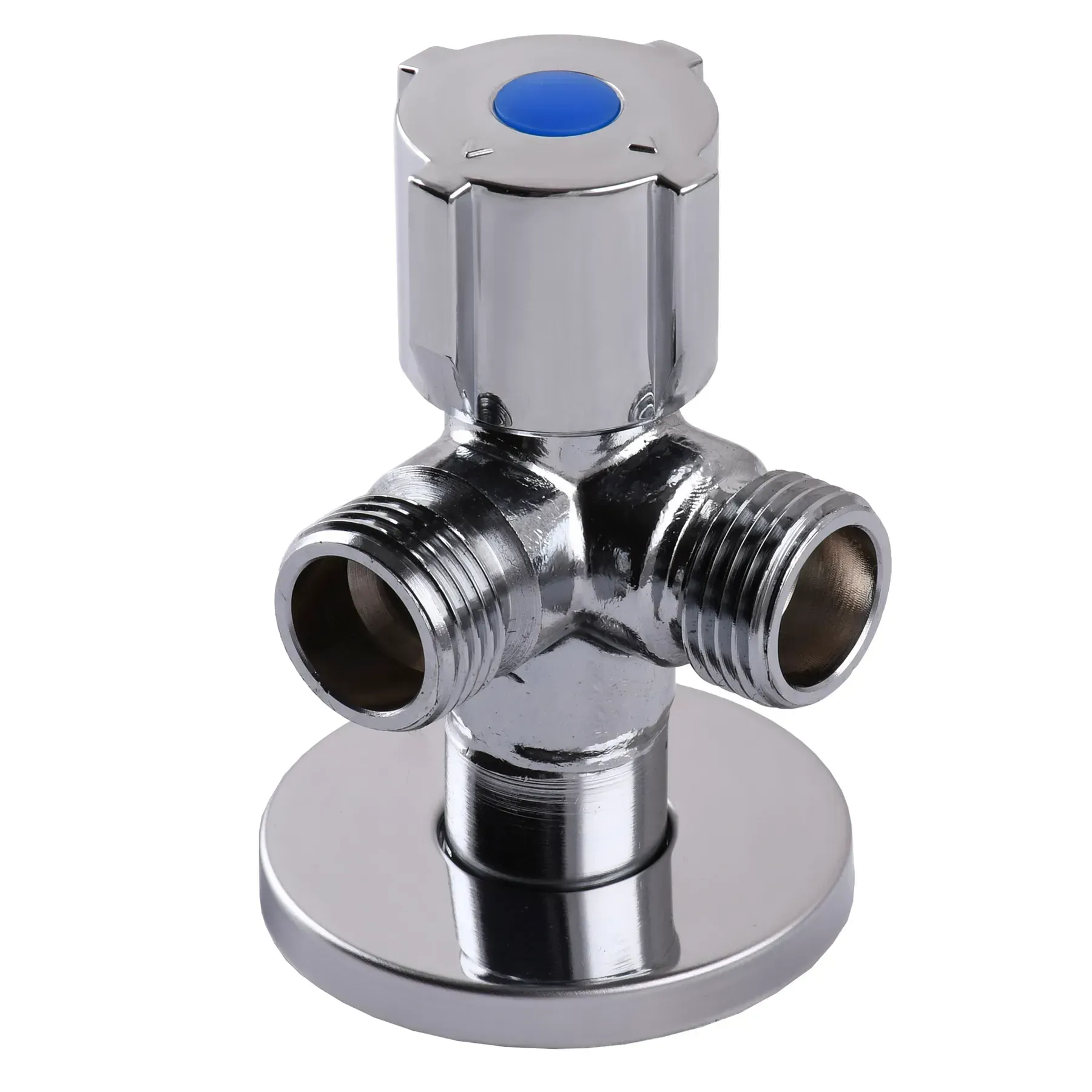 Кран кульовий кутовий подвійний SELBA 1/2"х 1/2"х1/2" DOUBLE (SL1588)