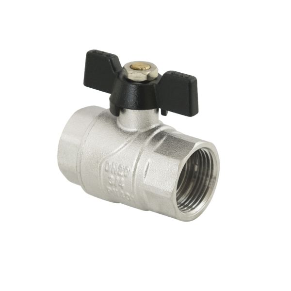 (DRB2) Кран кульовий BLACK (3/4") вв чм RAFTEC