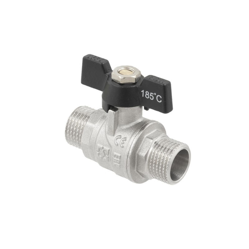 (DRB1111) Кран кульовий BLACK (1/2") зз чм RAFTEC