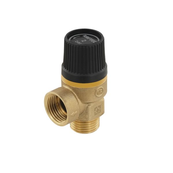 Клапан підривний, ЗР, 1/2", 2 бар, RPR012-M, RAFTEC {100}