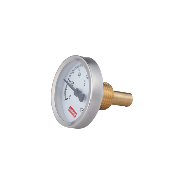 Термометр KARRO  1/2" 80 мм, 120°С, KR1039