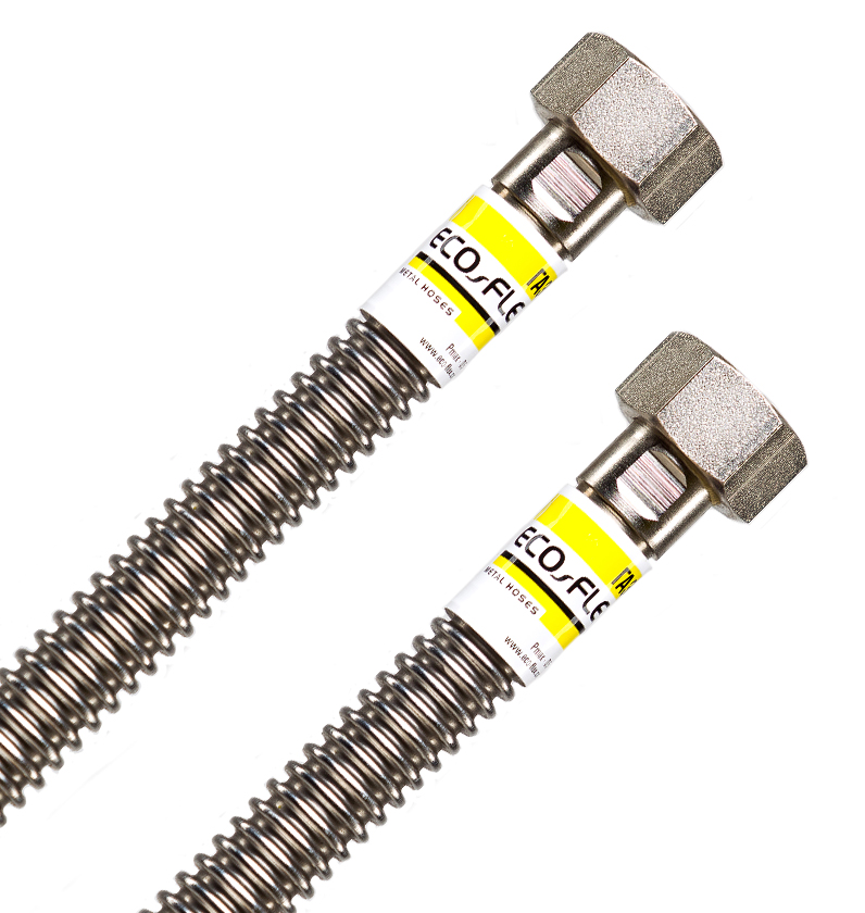 Шланг з гофр. нерж., ВВ, 1/2х1/2", 0,6м., Газ/Стандарт, Ecoflex (25) G1FF060