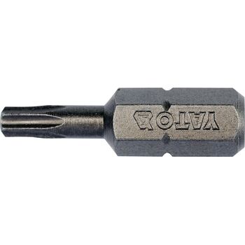 Насадка викруткова YATO : "TORX", T15, квадрат 1/4", L= 25 мм. уп. 10 шт.