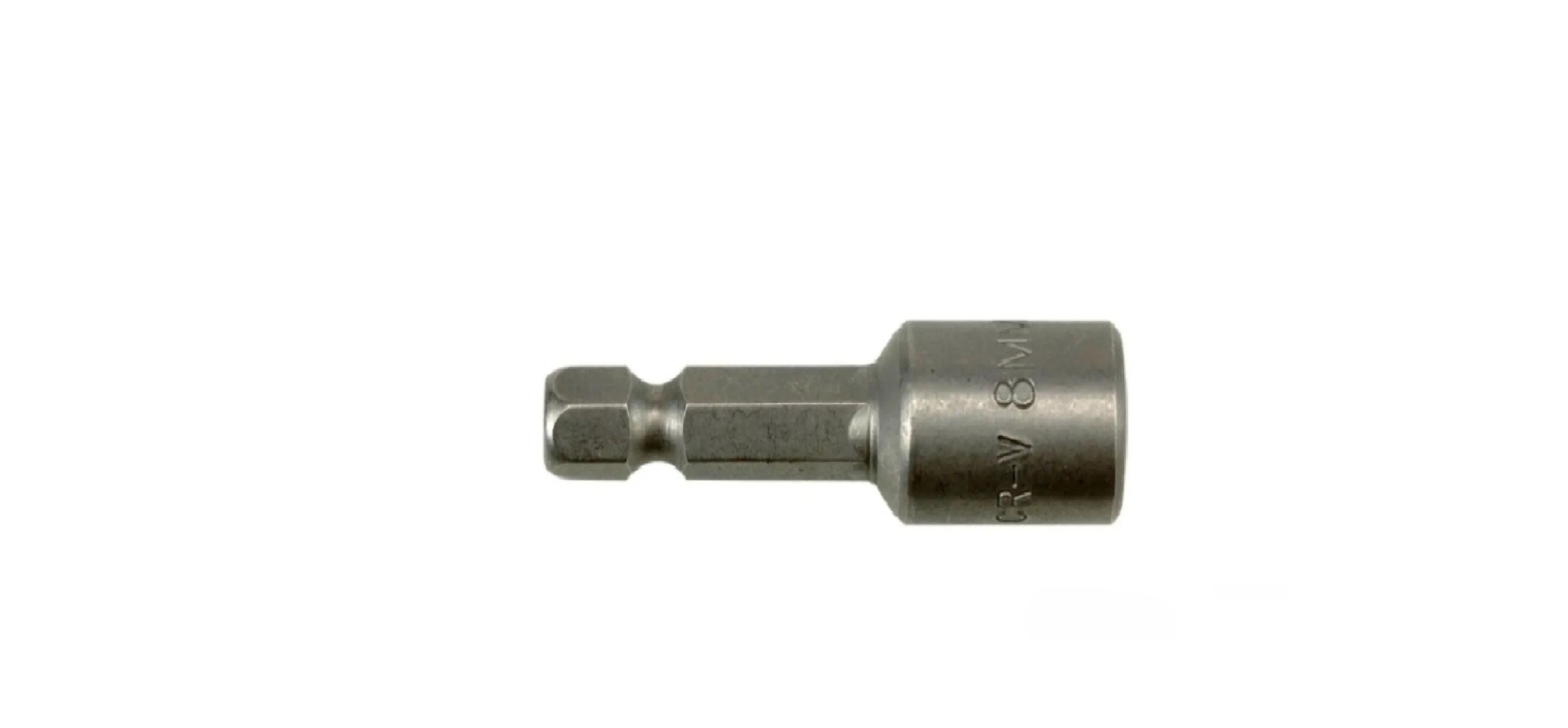 Насадка торцева 6-гр. магнітна YATO : 6-гр. хвостовик Ø= 1/4", М 8, L= 48 мм