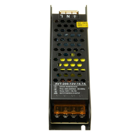 Блок живлення AVT 12V IP20 16,7А - 200W