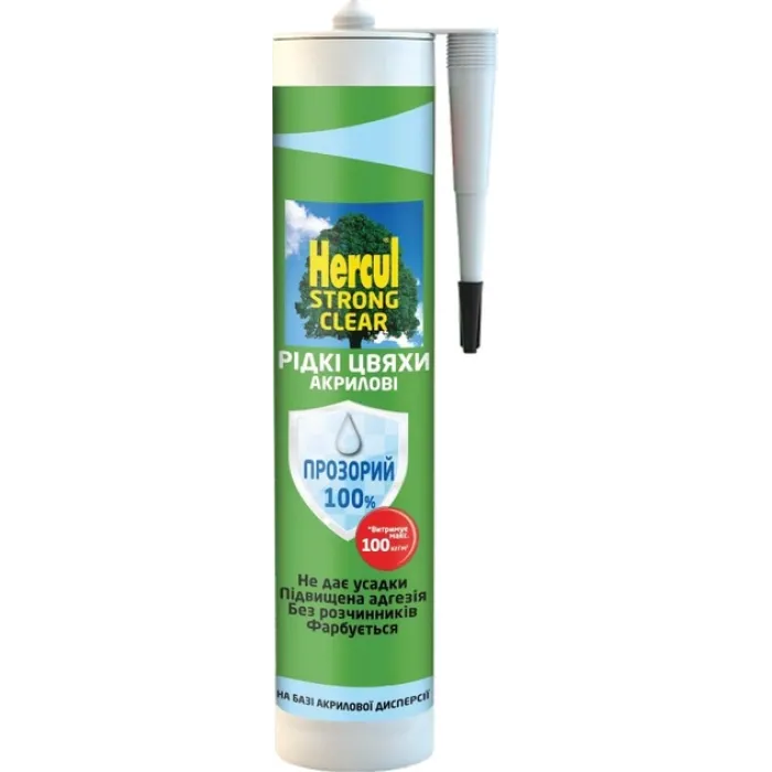 Клей монтажний рідкі цвяхи Hercul Strong 280мл прозорий