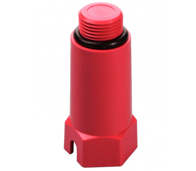 Заглушка Vsplast PPR 1/2 " довга (червона)1028