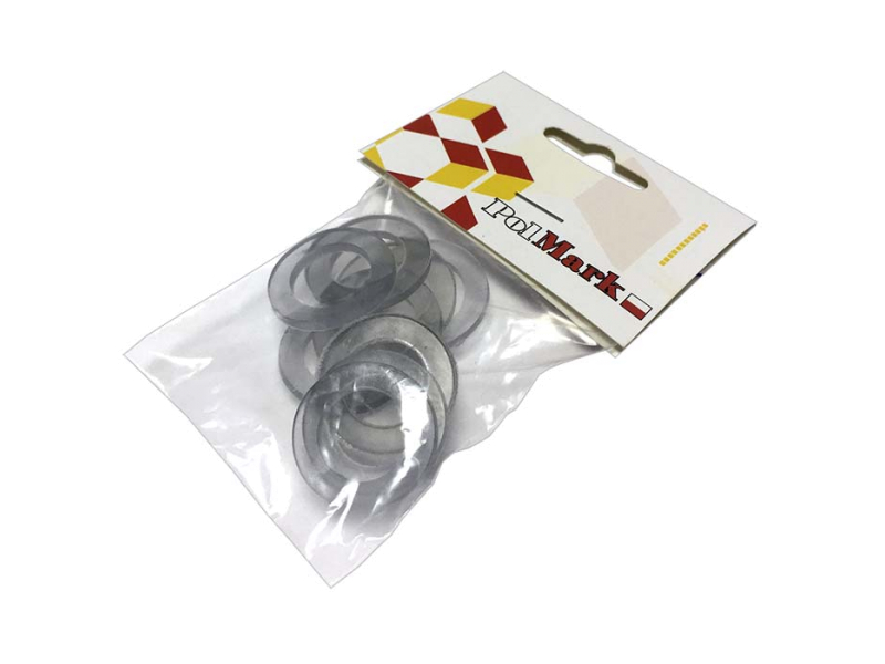Polmark набір ущіл. кілець силікон 1/2" упаковка(10шт) {100}