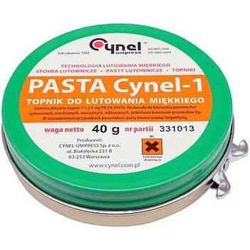 Паста для паяння "Cynel", 40 гр.