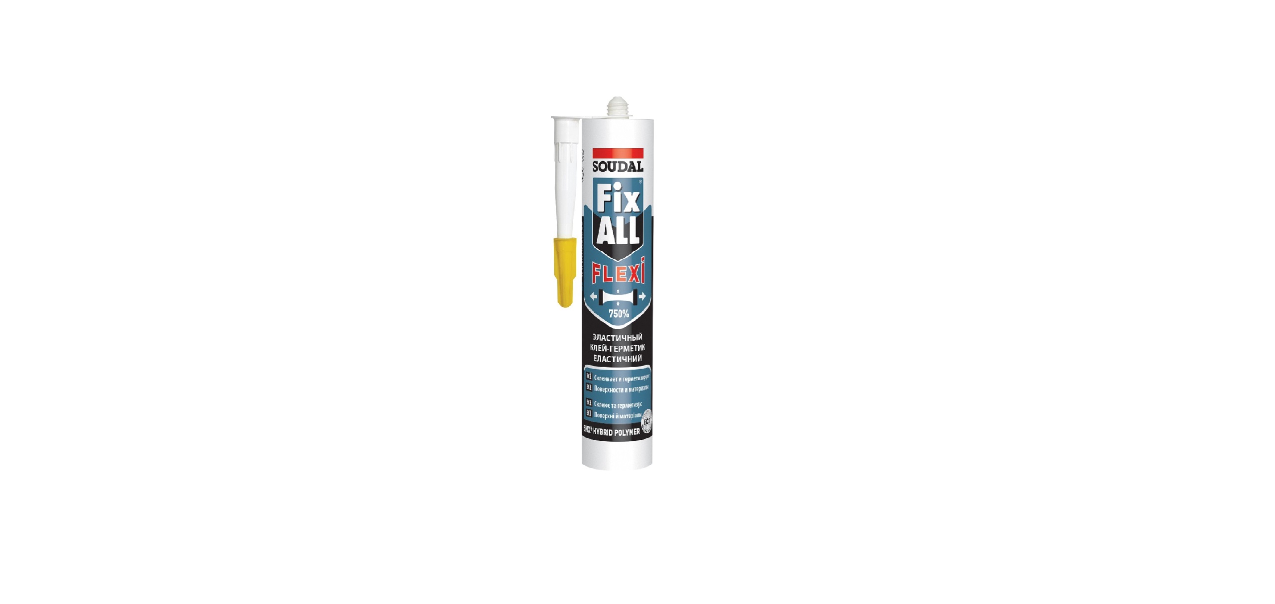 Клей-герметик FIX ALL Flexi білий 290мл