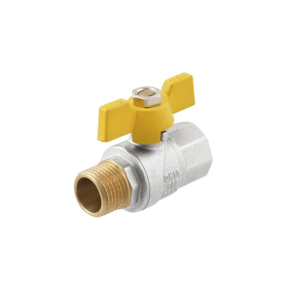 (GRB11) Кран кульовий YELLOW (1/2") зв жм RAFTEC