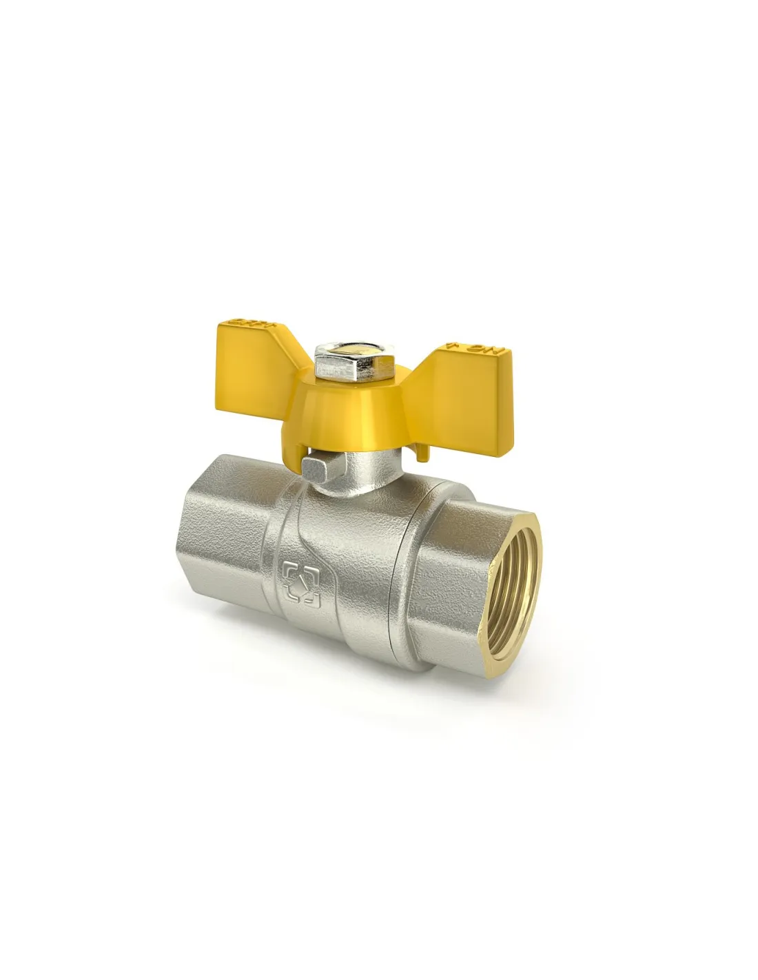 (GRB1) Кран кульовий YELLOW (1/2") вв жм RAFTEC