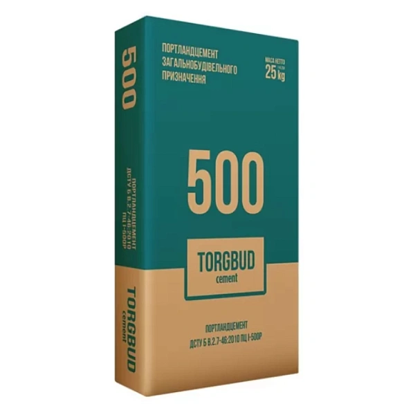 Цемент TORGBUD ДСТУ ПЦ I-500P