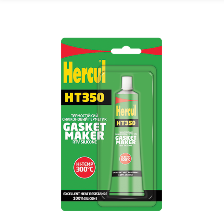 Силікон RTV 50мл.червоний термо+300C "HERCUL HT350
