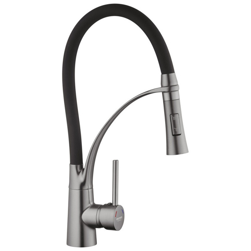 Змішувач Kroner кухня KRP Ersel-GRP03393BLK (к.35)