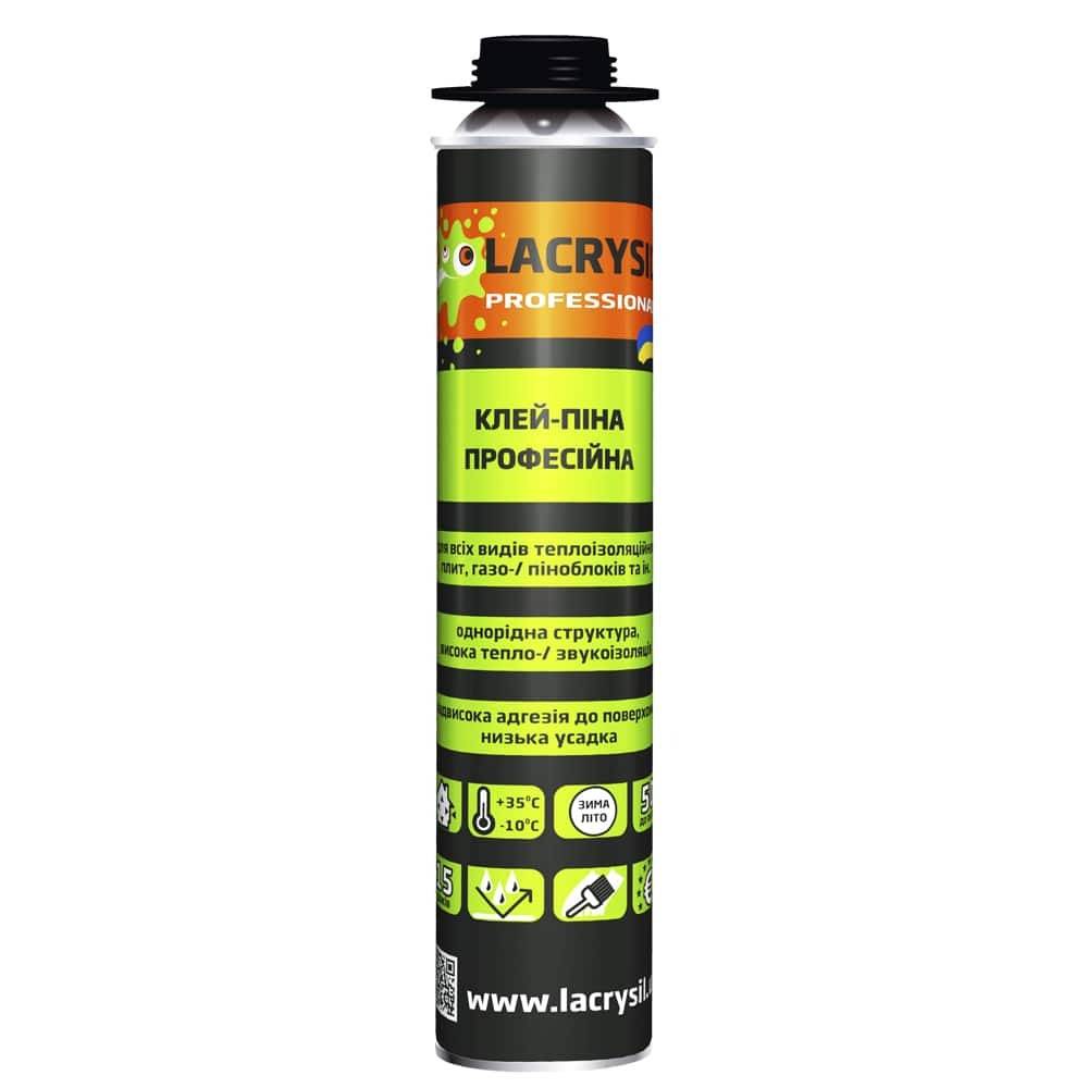 LACRYSIL Клей-піна проф. в/с, 800мл