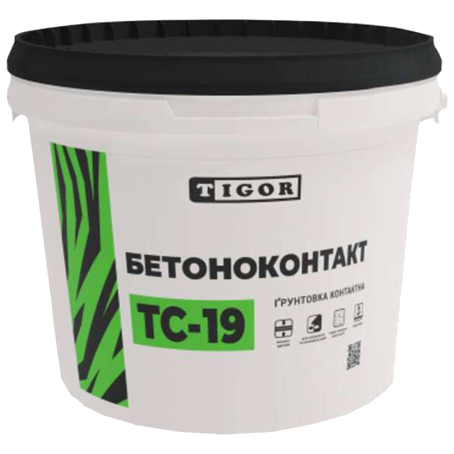 Бетоноконтакт ґрунтовка контактна, 1,5 кг. TIGOR ТС -19