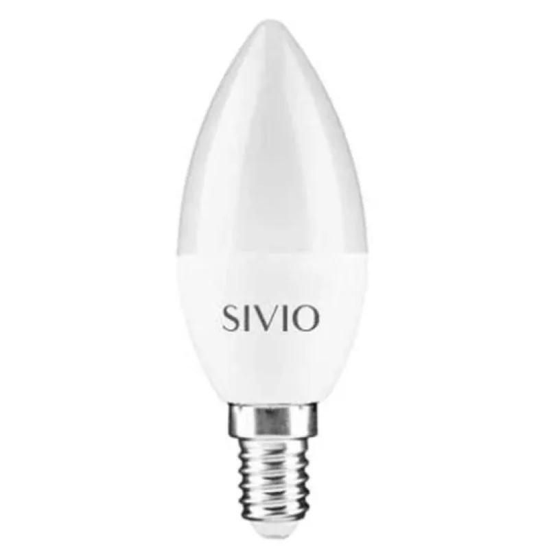 SIV-E14-C37-6W-4100K Світлодіодна лампа SIVIO