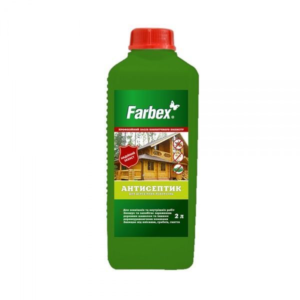 Антисептик для дерев'яних поверхонь ТМ"Farbex" -2л
