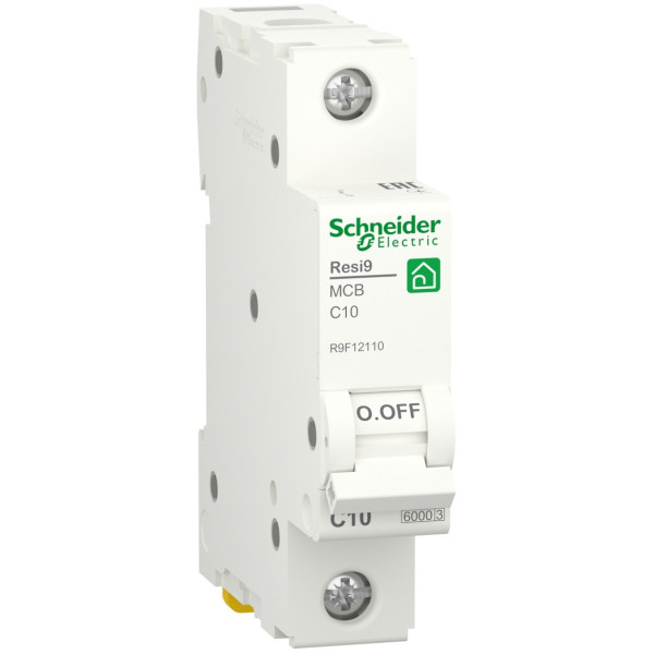 Авт. вимикач 1п RESI9 10A C (6kA) SCHNAIDER ELECTRIC