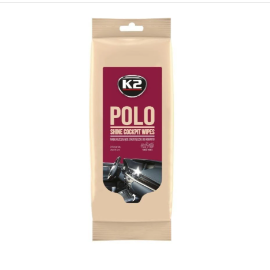 Набір волог.серветок для полірування торпедо K2 Polo Shine Wipes (24шт) art. K420