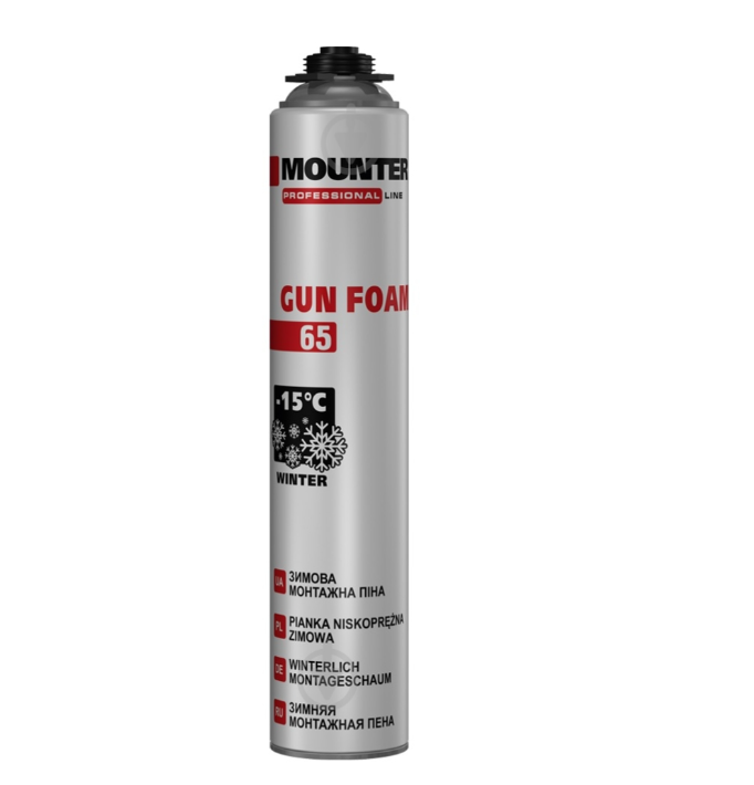 Піна зимова монтажна 65 (860мл) Mounter PRO Winter