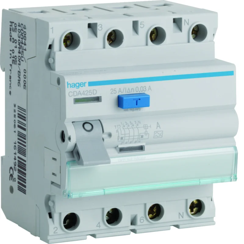 ПЗВ 4P 6kA 25A 30mA A
