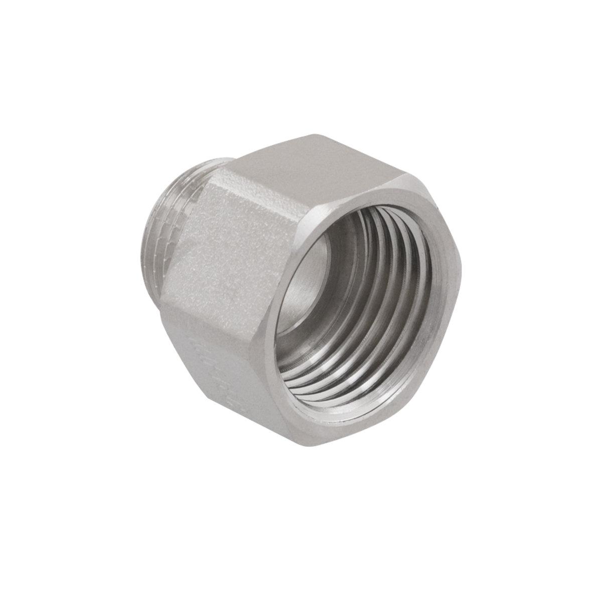 (P005001) Перехідник 10Вх 8З (3/8"В х 1/4"З) нікель RAFTEC - мініатюра 2