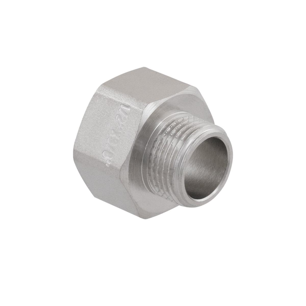 (P005001) Перехідник 10Вх 8З (3/8"В х 1/4"З) нікель RAFTEC - мініатюра 3