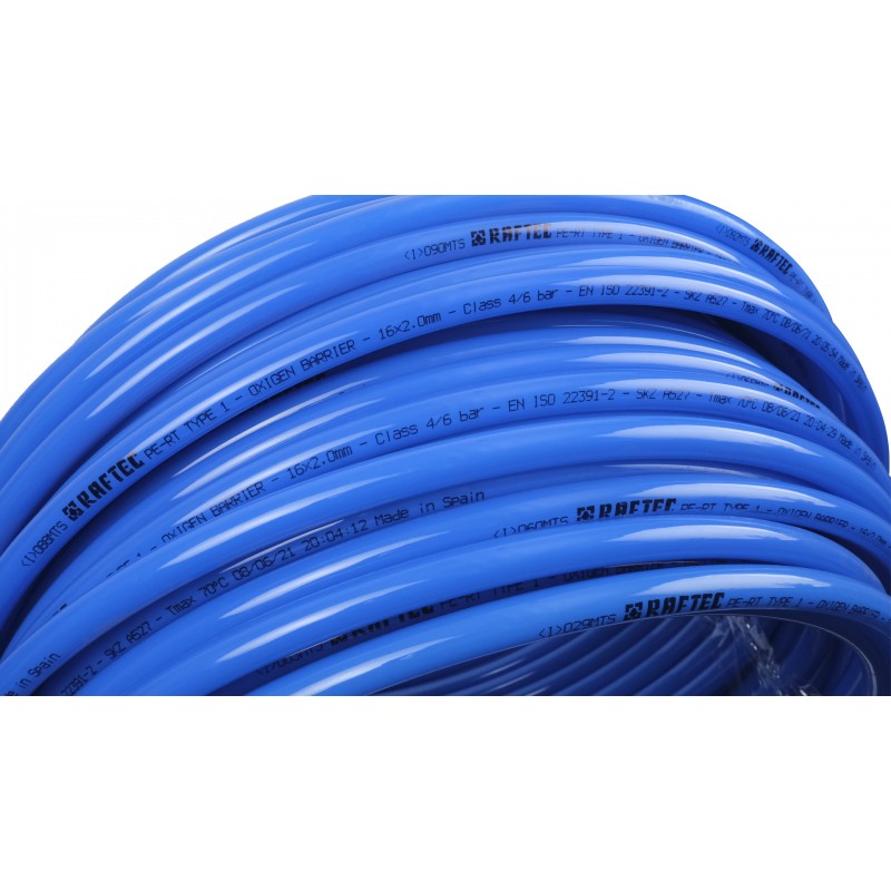 RAFTEC Труба тепла підлога PE-RT 16x2,0 mm Blue EVOH (RPERT16600) - мініатюра 5
