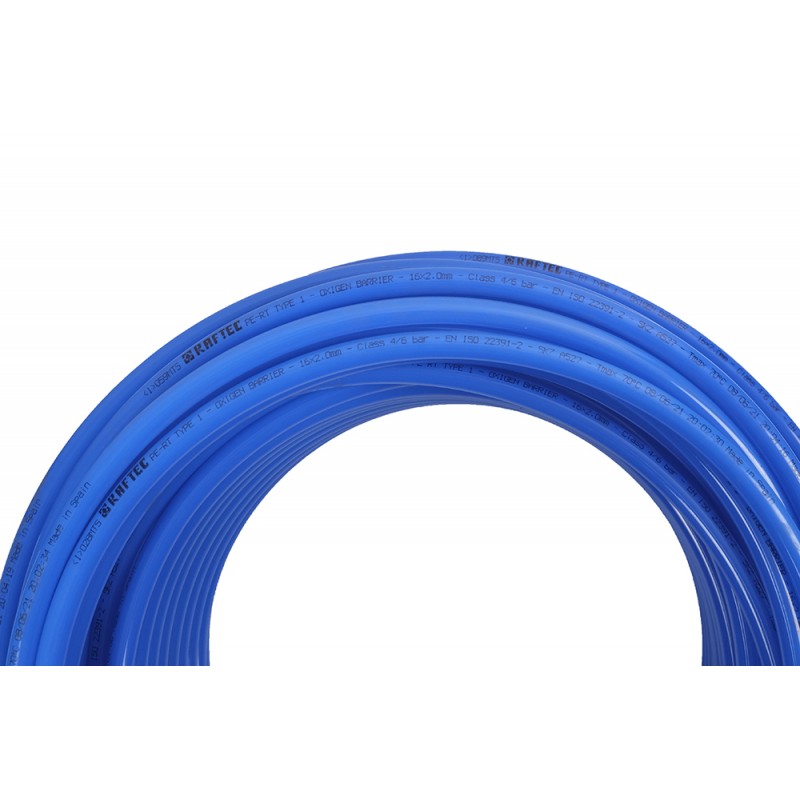RAFTEC Труба тепла підлога PE-RT 16x2,0 mm Blue EVOH (RPERT16600) - мініатюра 3