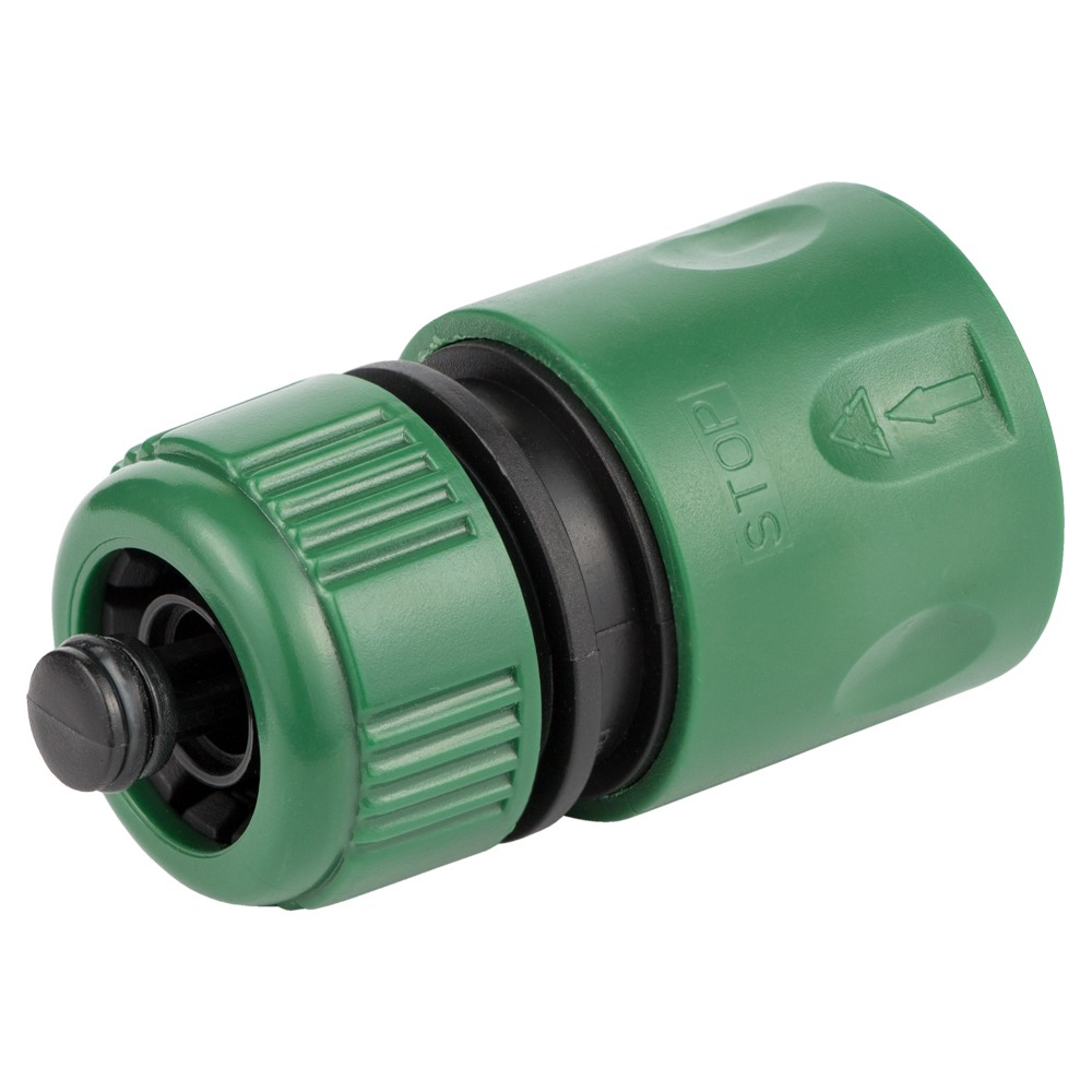 Конектор 1/2" швидкознімний аквастоп для шланга 1/2" (ABS) GRAD (5016115) - мініатюра 4