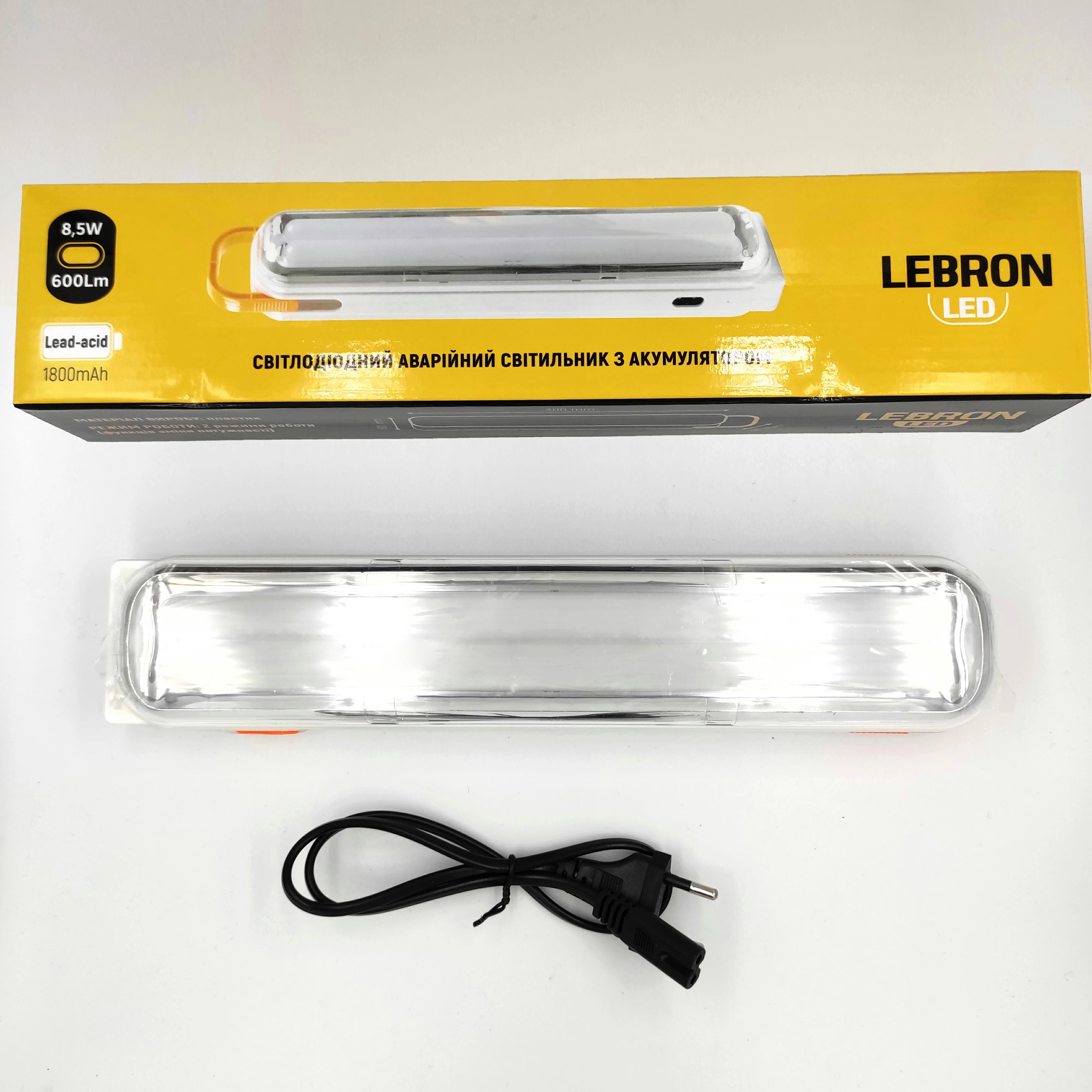 LED світильник  LEBRON L-EL-870, аварійний, 8,5W, 1800mAh - мініатюра 8