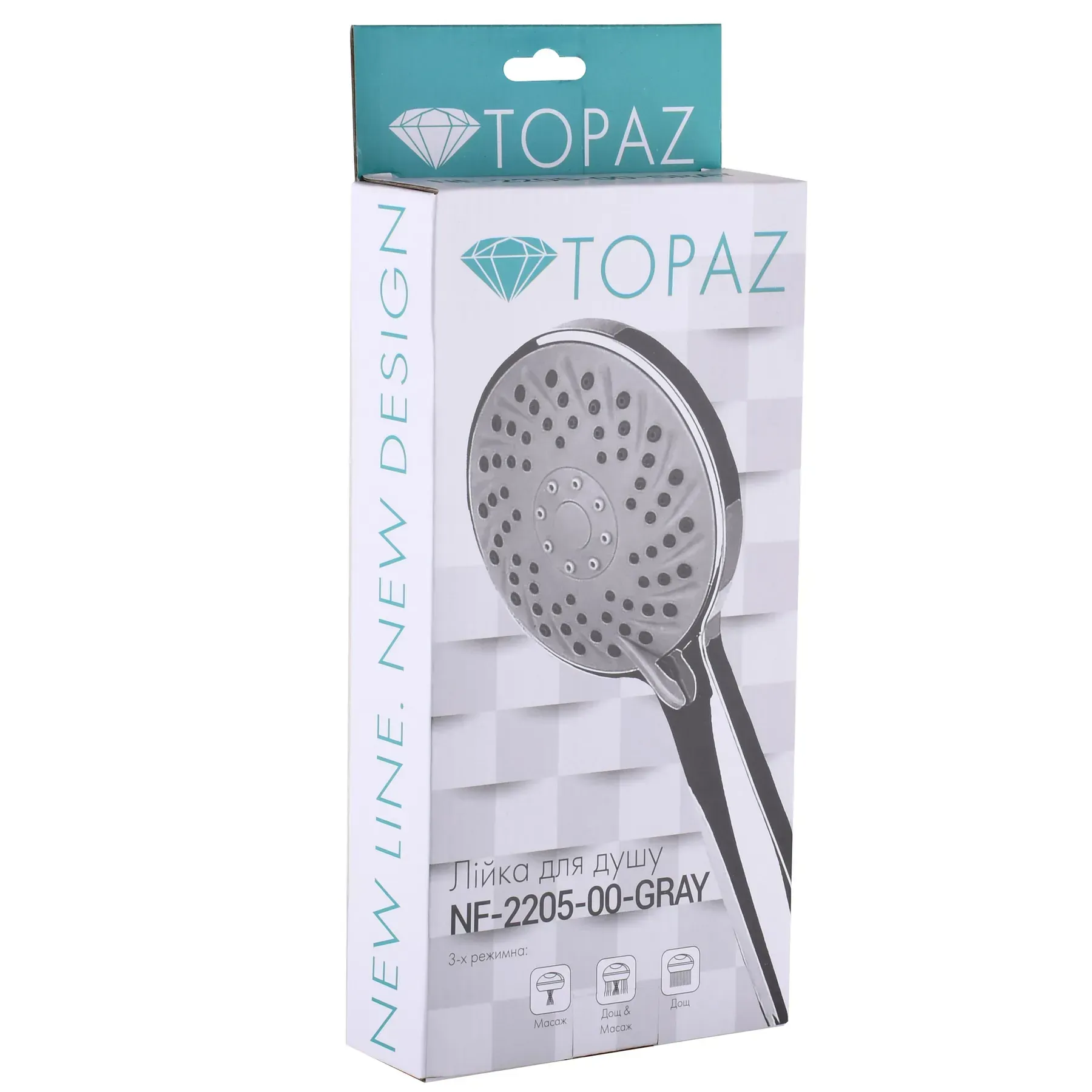 Душова лійка Topaz NF-2205-00-GRAY - мініатюра 2