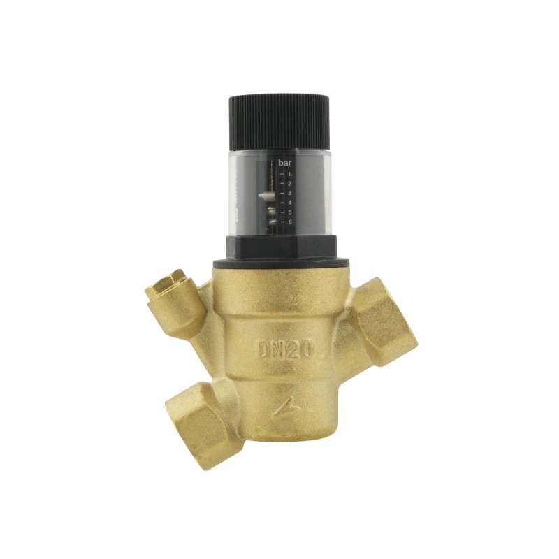 RD02 Мембранний редуктор тиску для води 3/4", ТМ Raftec - мініатюра 2