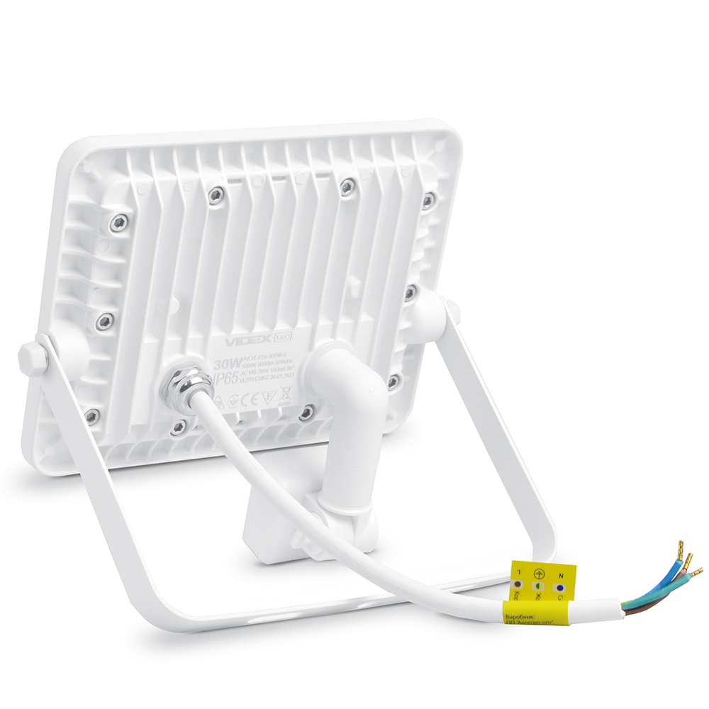 LED прожектор VIDEX 30W 5000K з датчиком руху та освітлення 220V - мініатюра 4