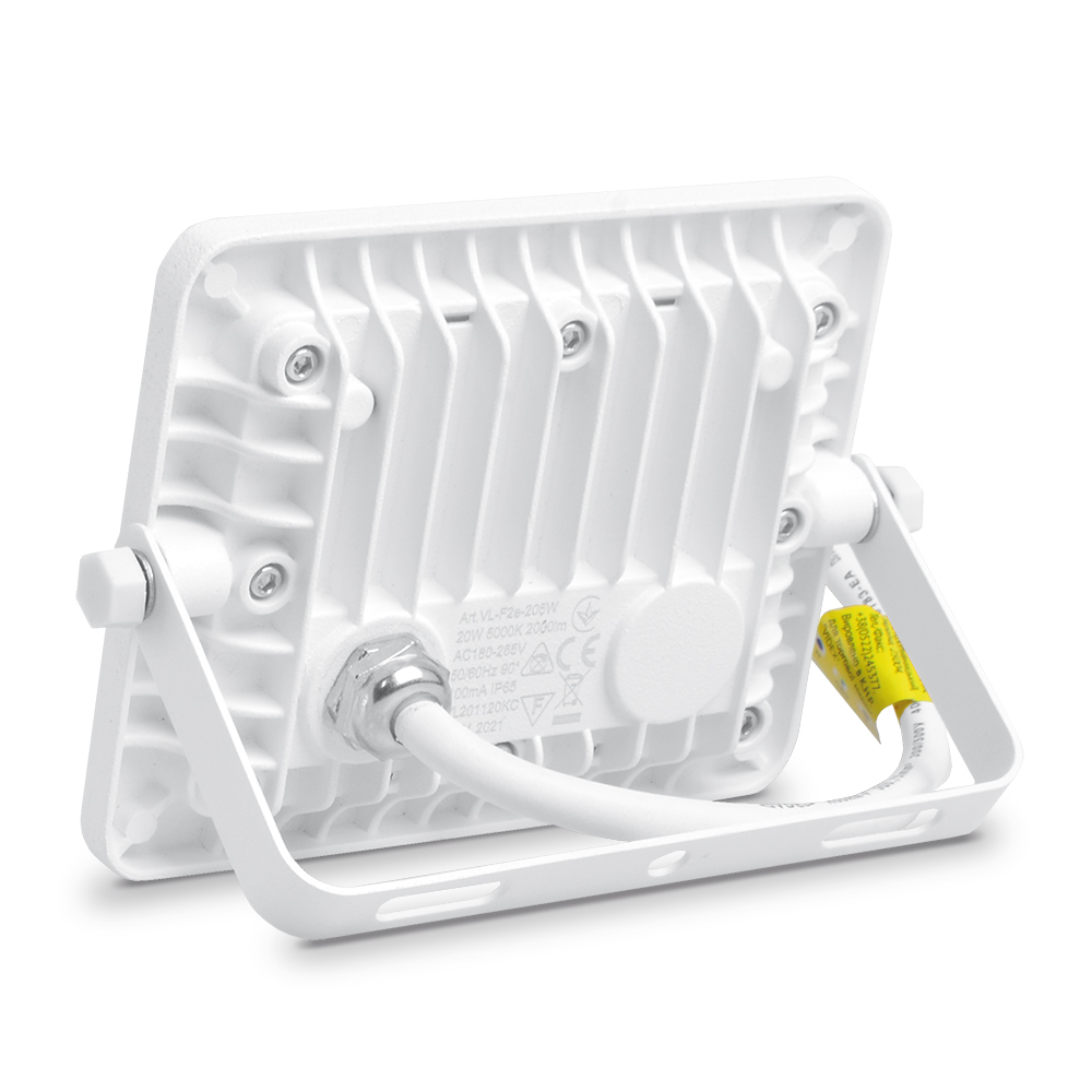LED прожектор VIDEX 20W 5000K 220V (VL-F2e-205W) - мініатюра 7