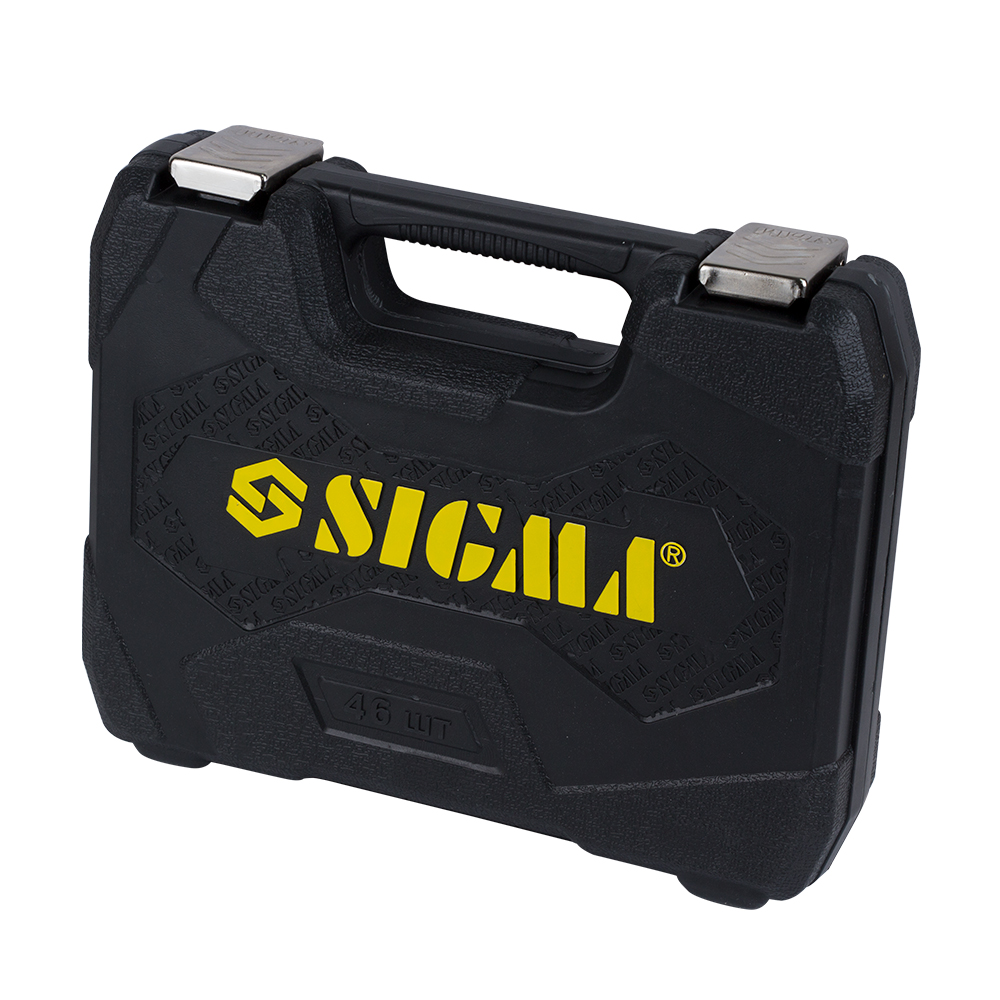 Набір насадок торцевих і біт 1/4" 46шт CrV mid SIGMA (6003511) - мініатюра 6