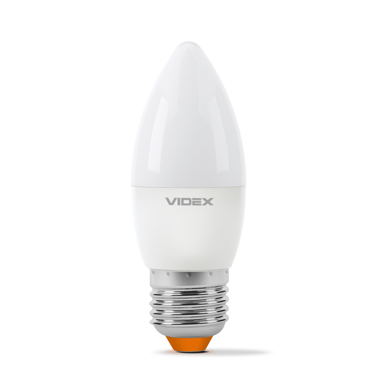 LED лампа VIDEX  C37e 7W E27 4100K 220V 20шт/ящ - мініатюра 3