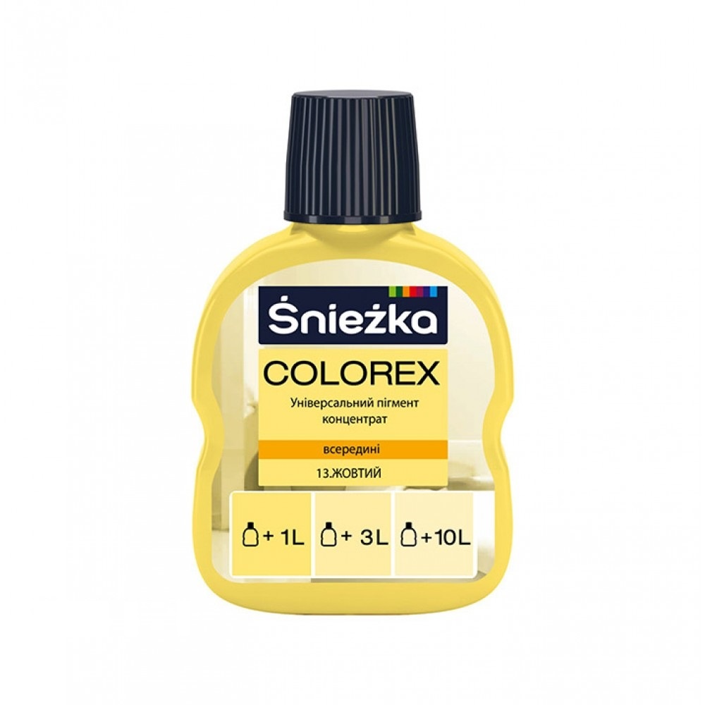 Пігмент Sniezka Colorex 13 жовтий 100 мл - мініатюра 2