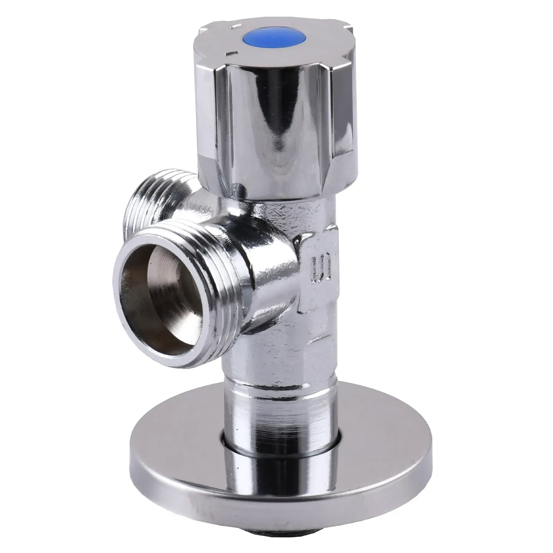 Кран кульовий кутовий подвійний SELBA 1/2"х 1/2"х3/4" DOUBLE (SL1599) - мініатюра 2