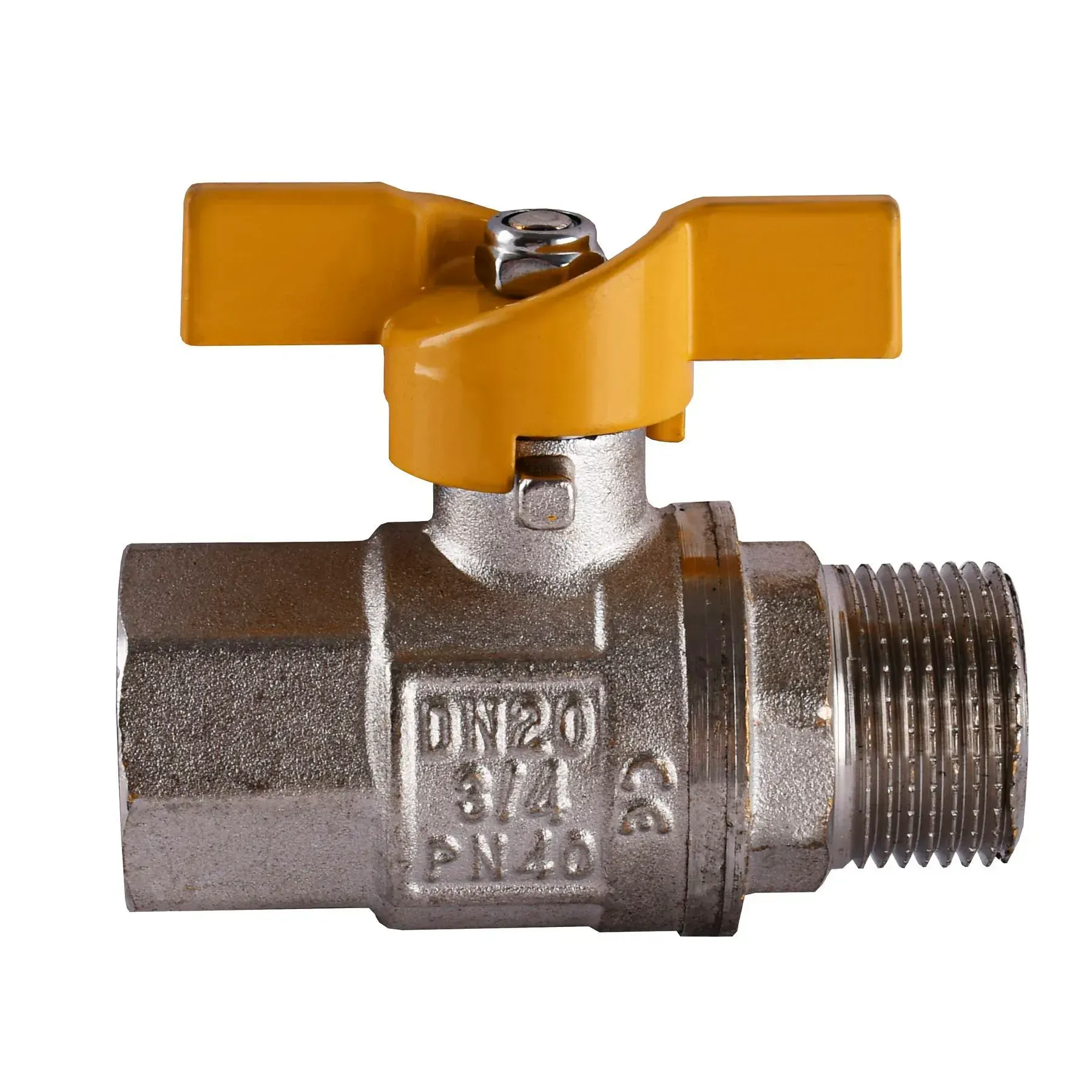 Кран кульовий прямий SELBA 3/4" ЗВ ЖБ SL1508 - мініатюра 3
