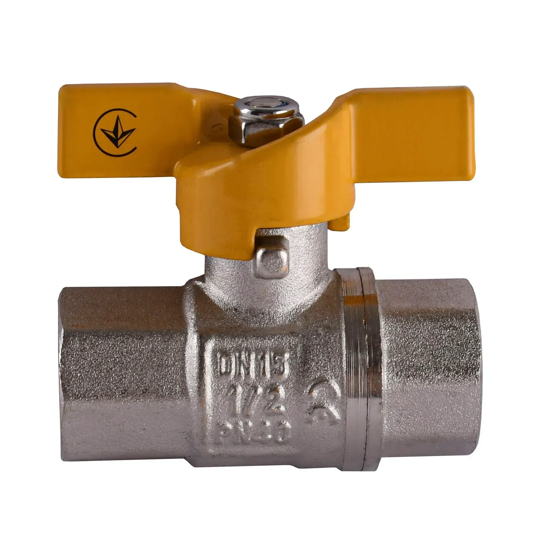 Кран кульовий прямий SELBA 1/2" ВВ ЖБ SL1507 - мініатюра 2