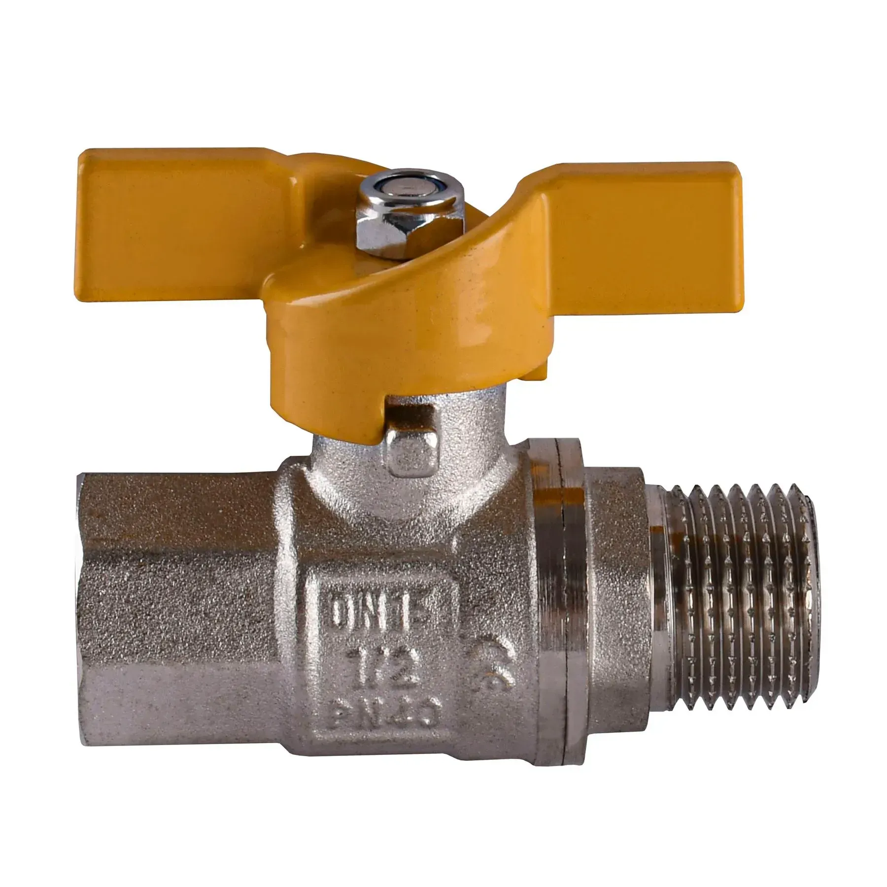 Кран кульовий прямий SELBA 1/2" ЗВ ЖБ SL1508 - мініатюра 4