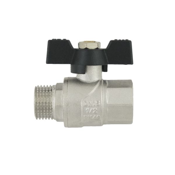 (DRB11) Кран кульовий BLACK (1/2") вз чм RAFTEC - мініатюра 3