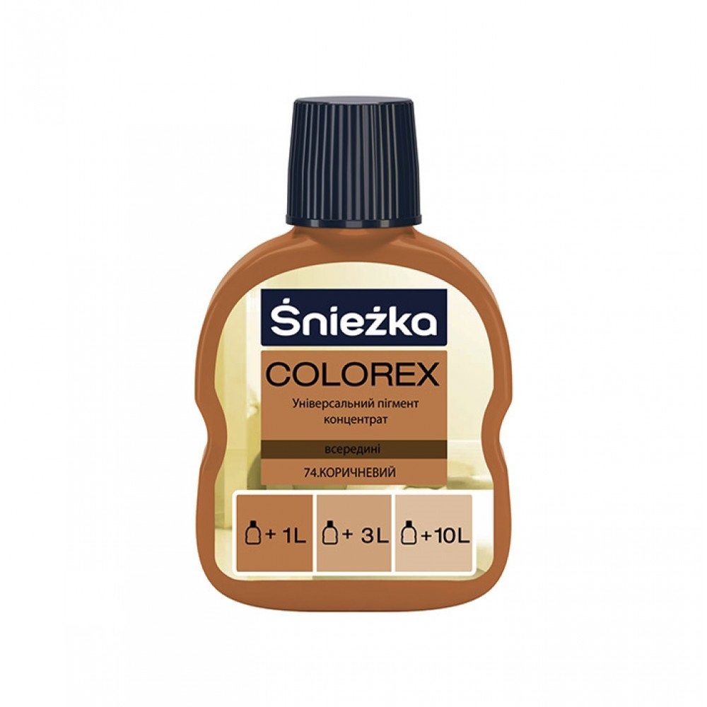 Пігмент Sniezka Colorex 74 коричневий 100 мл - мініатюра 2