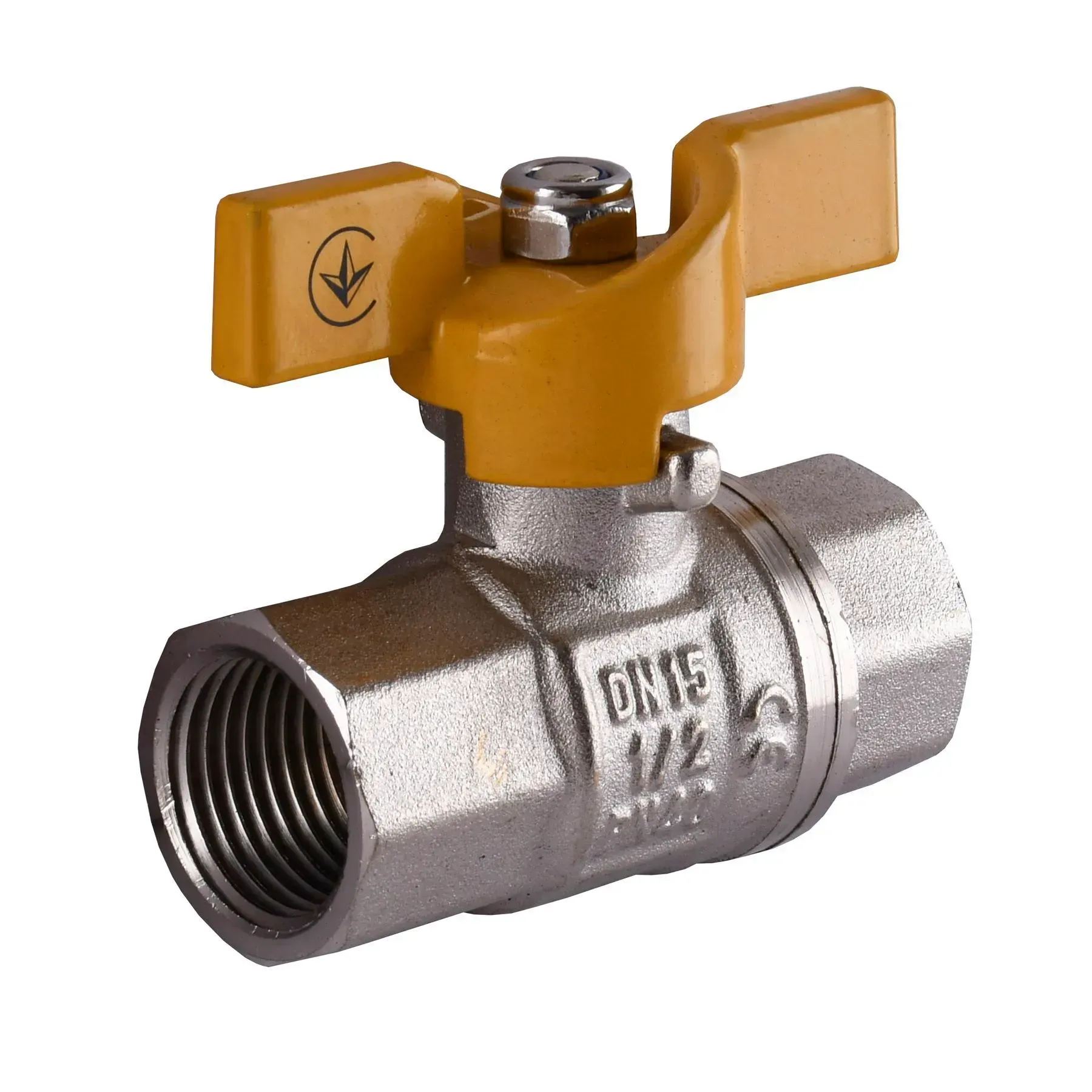 Кран кульовий прямий SELBA 1/2" ВВ ЖБ SL1507 - мініатюра 4